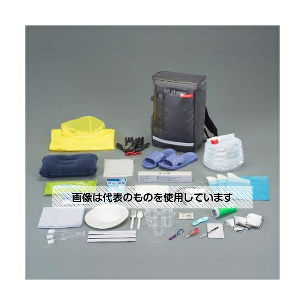 アズワン(asone) 防災避難リュックセット EA999ZC-1B 1セット