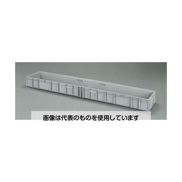 エスコ 1340x335x195mm/68.2L コンテナ(ライトグレー) EA506AF-133 入数：1個