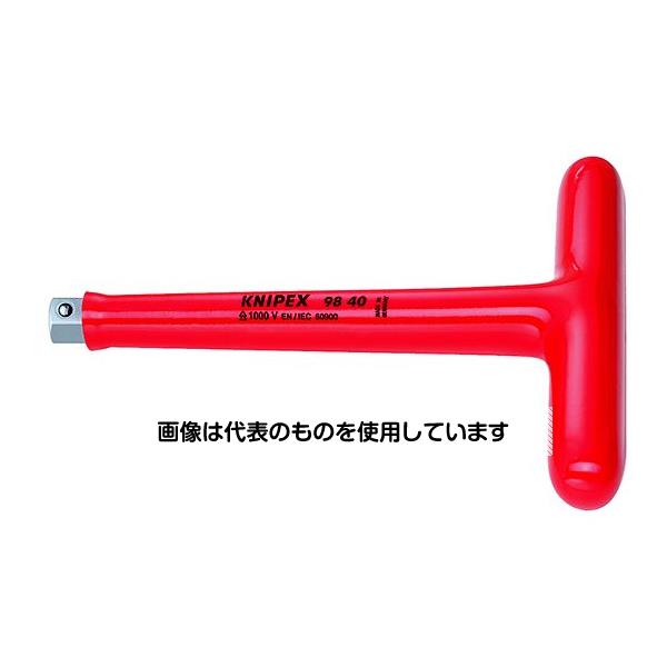KNIPEX 1/2"DRx200mm 絶縁T型ハンドル EA640LD-4 入数：1本｜ファーストFACTORY