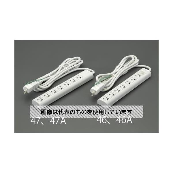 エレコム AC125V/15Ax 3m タップ(7口･マグネット付･抜け止) EA815GL-47 入数：1個