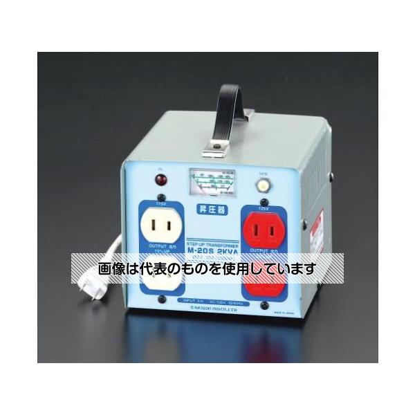 エスコ AC100V→AC115V・125V/2.0KVA 昇圧トランス EA815ZG-2A 入数:1台