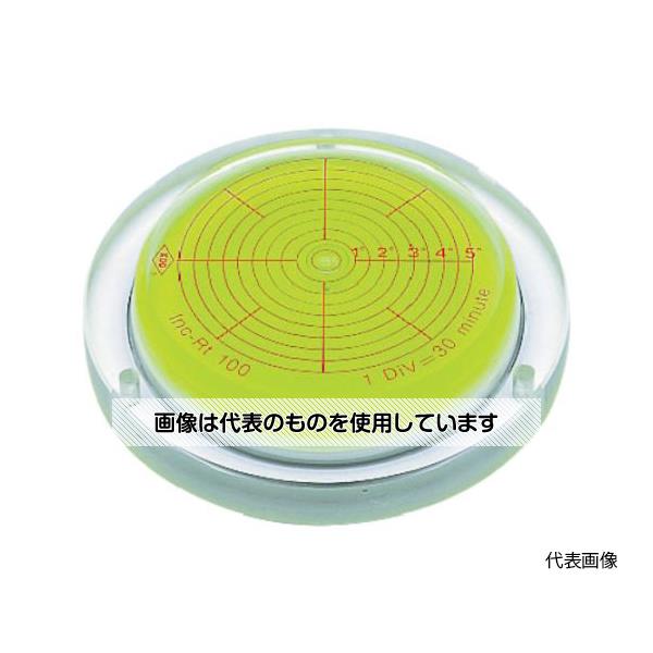 アズワン(AS ONE) 取付穴付角度計付丸台型アイベル水平器 INC-RT150 入数：1個