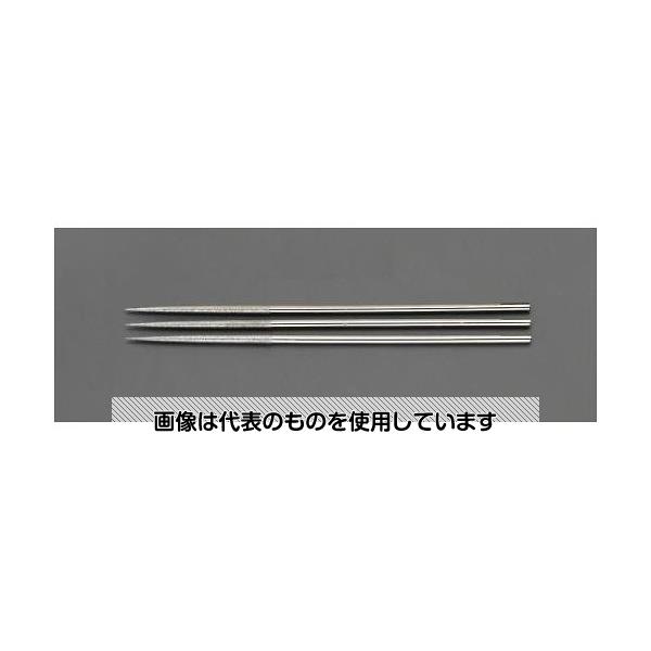 エスコ 140mm ダイヤモンドヤスリ(精密･丸/3粒度･3本組) EA826NH 入数：1セット