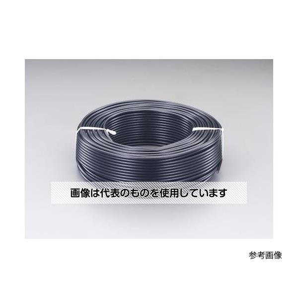 エスコ 7.4mmx 50m 同軸ケーブル(75Ω/黒) EA940AR-15 入数：1巻
