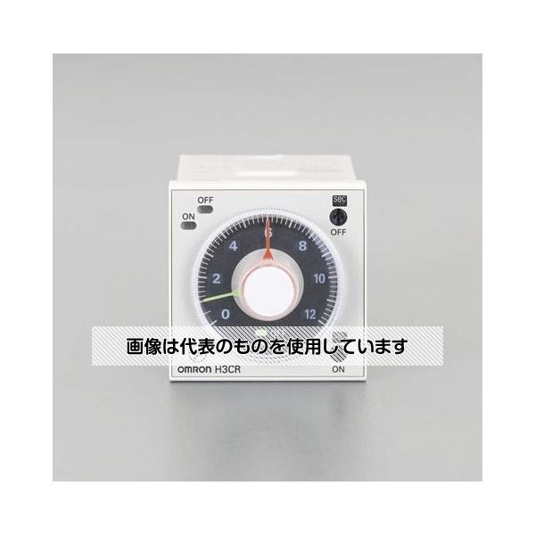 エスコ AC100-240V ツインタイマー(8ピン) EA940LG-21 入数:1個