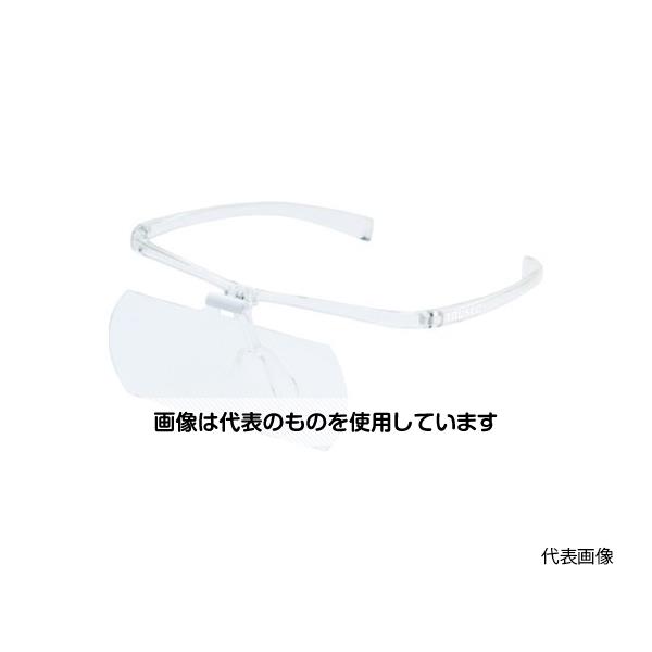 トラスコ中山 双眼メガネルーペ1.6/2/2.3倍セット フレーム透明 TSM-SET-TM 入数：1個