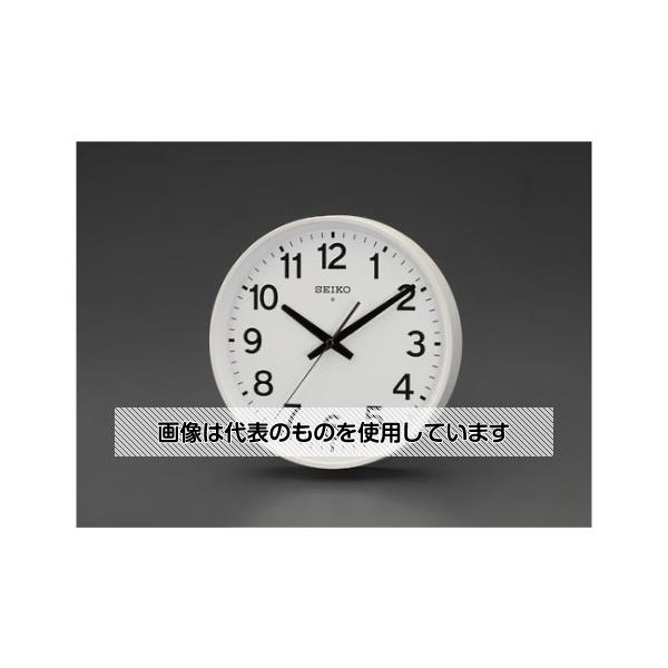 エスコ φ310mm [電波]掛時計 EA798CC-55A 入数：1個