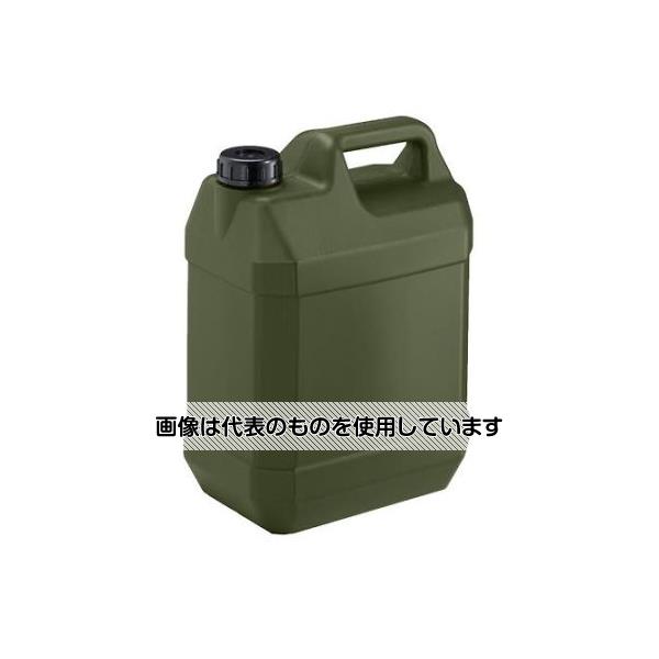 アズワン(AS ONE) 5L ポリタンク(遮光性/モスグリーン/ノズル無/5個 EA508AT-332B 入数：1セット(5個入)