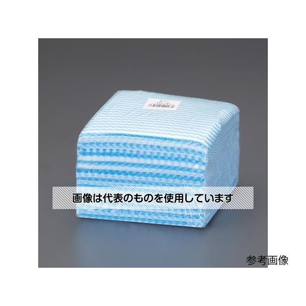 アズワン(AS ONE) 300x300mm ペーパータオル(ブルー/24パック) EA929DB-4C 入数:1箱(60枚×24袋入)