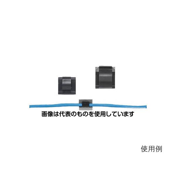 パンドウイットコーポレーション 固定具 コードクリップ アクリル系粘着テープ付き 耐候性黒 ACC19ATM0 入数：1個／袋 62,073円