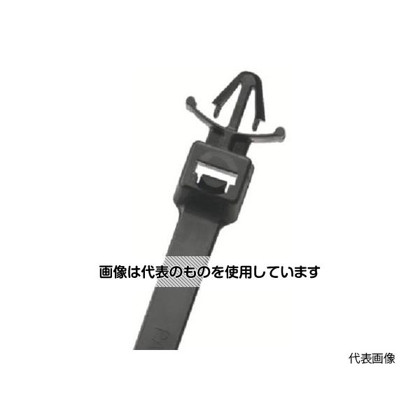 アズワン(AS ONE) 押し込みタイプナイロン結束バンド 耐候性黒(500本入) PLWP1M-D0 入数:1袋(500本入)|ファーストFACTORY