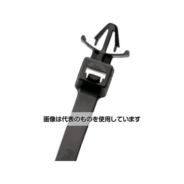 パンドウイットコーポレーション 押し込みタイプナイロン結束バンド 耐候性黒(100本入) PLWP1S-C0 1袋(100本入)