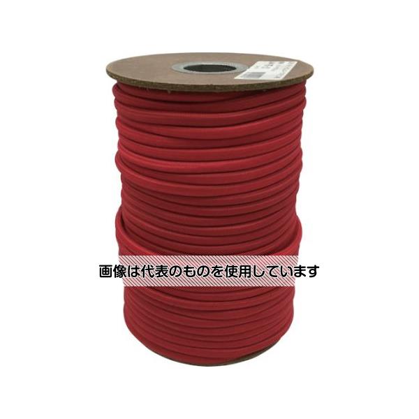 アズワン(AS ONE) ゴム タイトゴムロープボビン巻 6φ×50m レッド RT-21 入数：1個