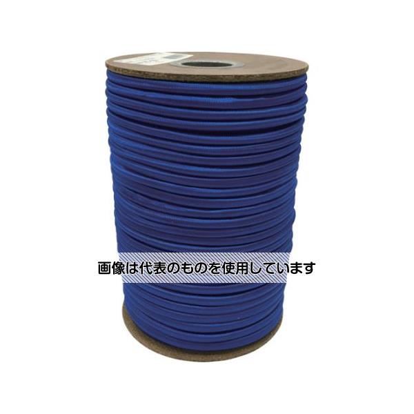 ユタカメイク ゴム タイトゴムロープボビン巻 6φ×50m ブルー RT-29 入数：1個
