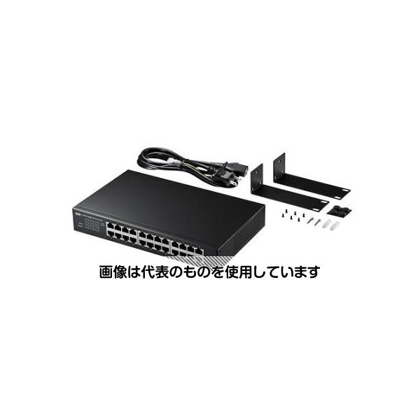 アズワン(AS ONE) スイッチングハブ(ギガビット対応/24ポート/軽量) EA764BY-55 入数：1個