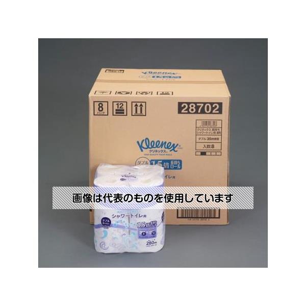 アズワン(AS ONE) トイレットペーパー(シャワートイレ用/ダブル/64巻) EA929AM-5B 入数：1ケース(64巻入)
