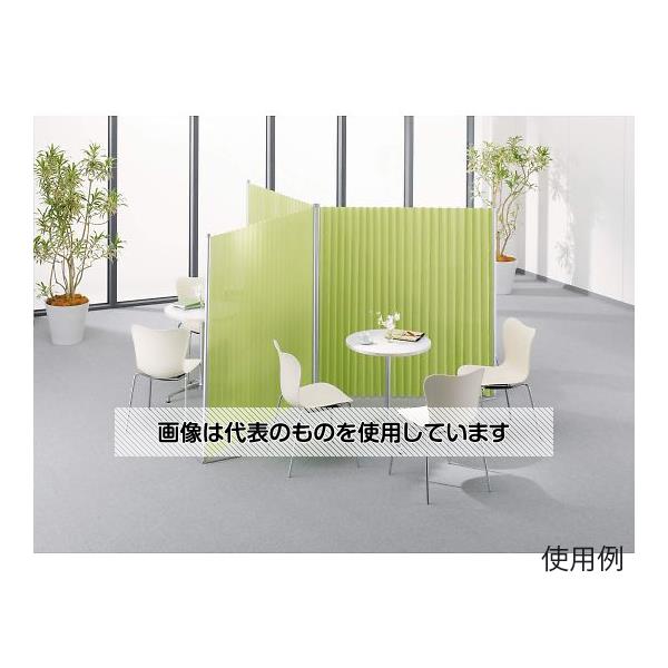 アズワン(AS ONE) 462-1800x404x1529mm 伸縮パーテーション(防災/緑 EA954EA-153 入数：1台