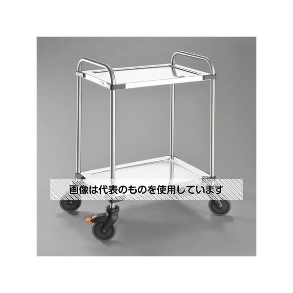 アズワン(AS ONE) 630x400mm/120kg 運搬車(二段/ブレーキ付/sus EA520BE-81 入数：1台｜ファーストFACTORY