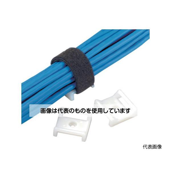 パンドウイットコーポレーション タックタイ用タイマウント M3ネジ止め ナチュラル(100個入) ABMT-S6-C 1袋(100個入)
