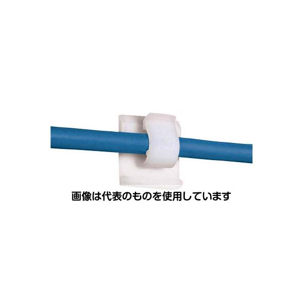 パンドウイットコーポレーション 固定具 コードクリップ ゴム系粘着テープ付き ナチュラル ACC38AM 1袋