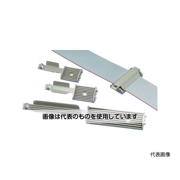 パンドウイットコーポレーション フラットケーブル固定具 ゴム系粘着テープ付 テレホングレー 適合ケーブル最大幅52.1mm 1袋200個入 FCM2-A-T14 入数：1袋(200個入)