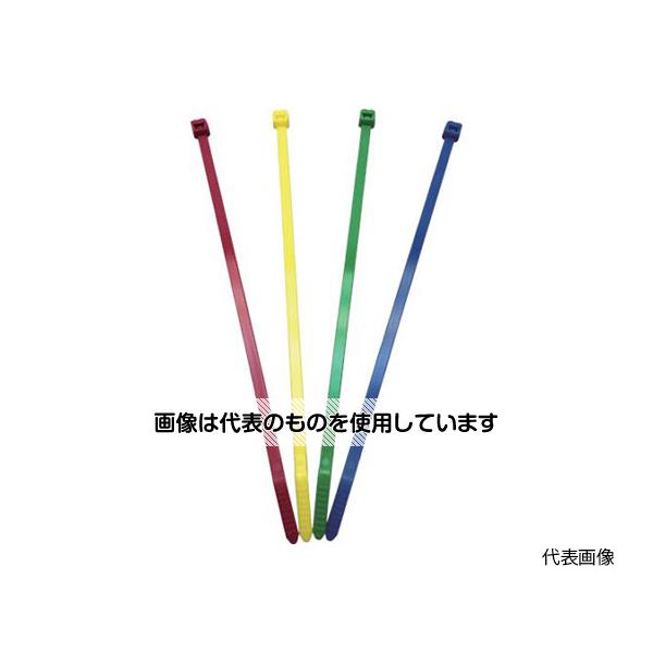 アズワン(AS ONE) ナイロン結束バンド 4.8×188×1.3 黄 1000本入 PLT2S-M4Y 入数：1袋(1000本入)