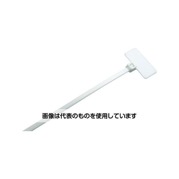 アズワン(AS ONE) 旗型タイプナイロン結束バンド 難燃性白(1000本入) PLF1M-M69 入数：1袋(1000本入)