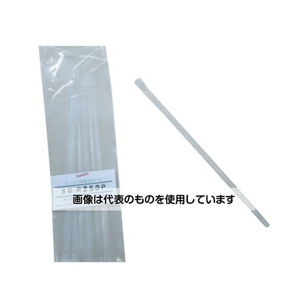 エスジー工業 リピートタイ(耐薬品タイプ)透明色 7.4×250mm 1袋(100本入) SG-R250P 入数：1袋(100本入)