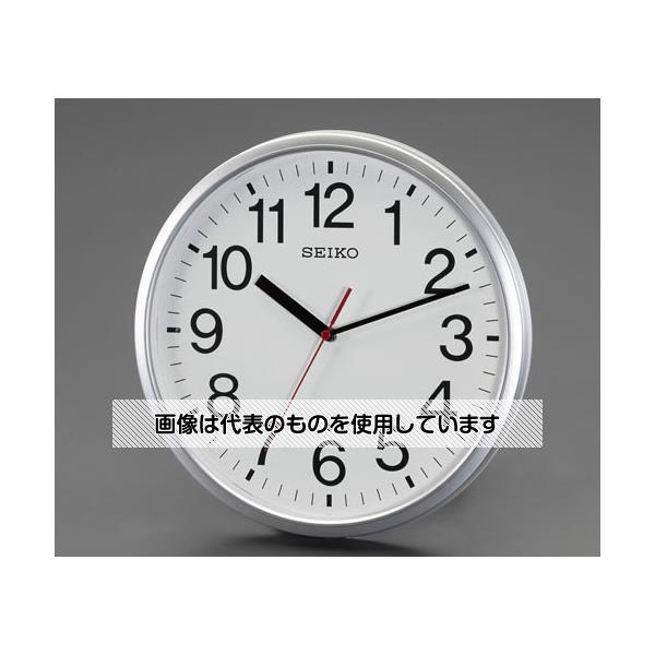 エスコ φ305mm [電波]掛時計 EA798CC-123 入数：1個