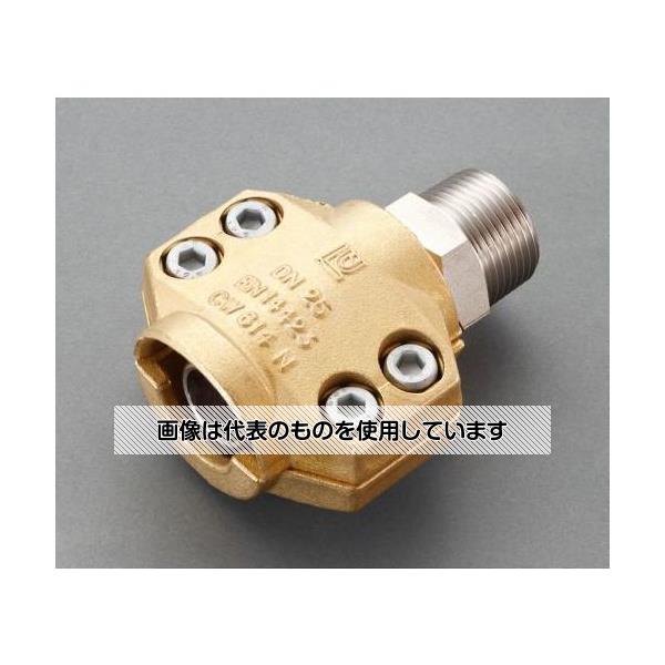 アズワン(AS ONE) 25mm用雄ねじ セーフティーホースクランプ(スチーム・温水用) EA141BL-108 入数：1個