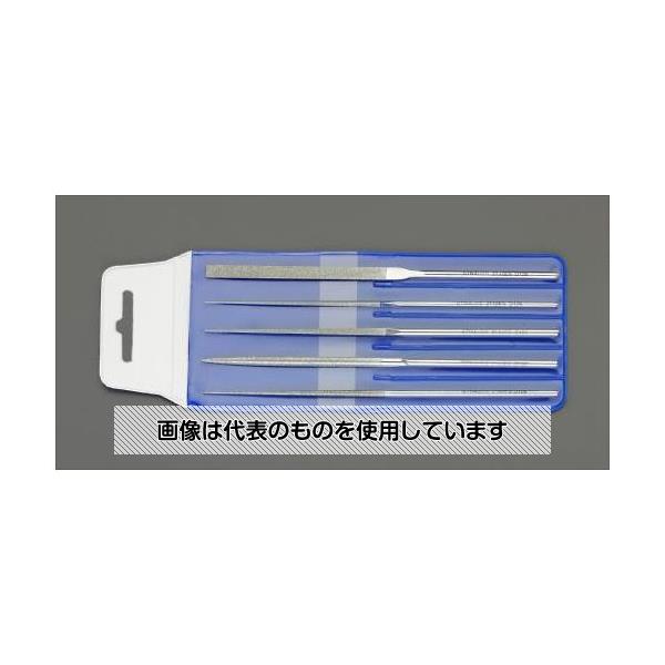 エスコ 140mm ダイヤモンドやすり(精密･5種･5本組) EA826VB-1 入数：1組(5本入)
