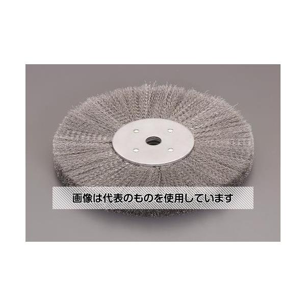 エスコ 200mm/19.0mmワイヤーホイール(フランジロック式/スチール製) EA818-262 入数：1個