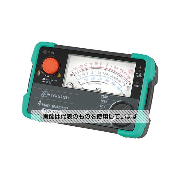 共立電気計器 アナログ4レンジ絶縁抵抗計 3442 入数：1台 30,245円