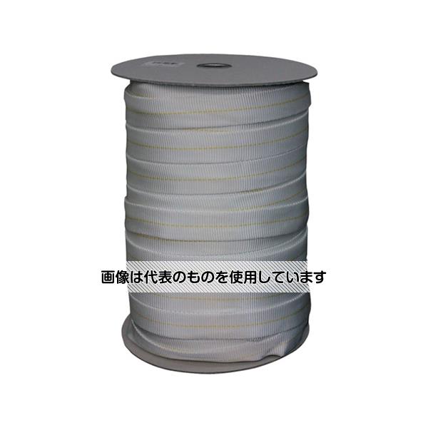 ユタカメイク 結束ベルト ナイロン袋織ベルト ボビン巻 約25mm×約100m PFN-2510 入数：1巻