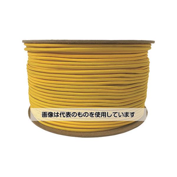 アズワン(AS ONE) タイトゴムロープドラム巻 6mm&times;200m イエロー PRT-26 入数：1巻｜ファーストFACTORY