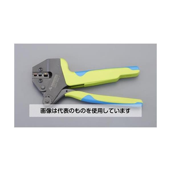 エスコ 0.5- 6.0mm2 圧着ペンチ(絶縁端子用) EA538KR-36 入数：1個