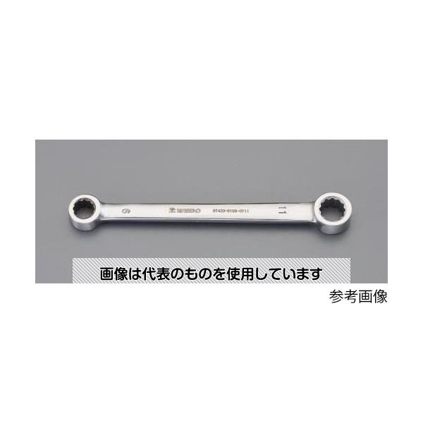 エスコ 24x27mm 両口メガネレンチ(ステンレス製) EA616BS-9 入数:1本|ファーストFACTORY