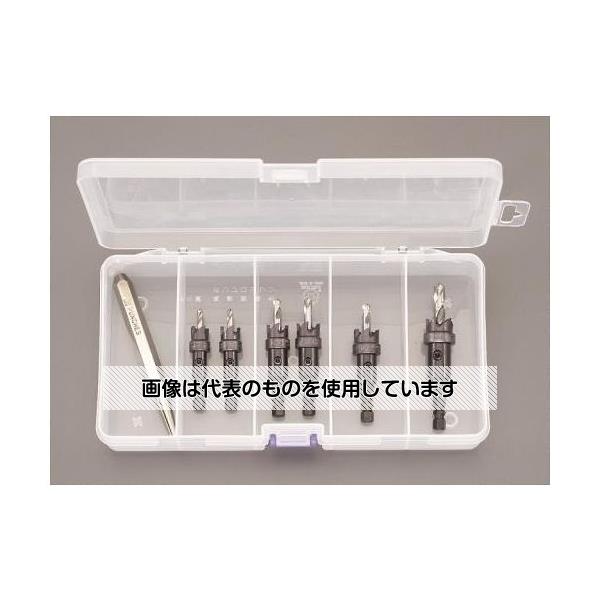 エスコ 10-15mm ホールソーセット(六角軸/Co-HSS) EA824HT 入数：1組