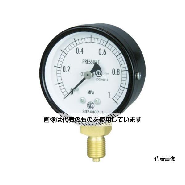 長野計器 普通形圧力計 A枠立型 Φ60最小目盛0.200 AA10-121-10.0MP 入数：1個