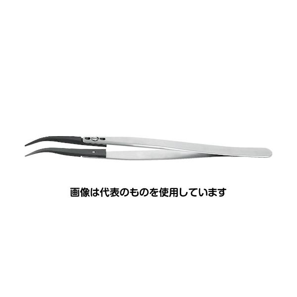アズワン(AS ONE) ESDセラミックピンセット チップ交換タイプ 先曲型 135mm 7ZJ-SA-0-IT 入数：1本