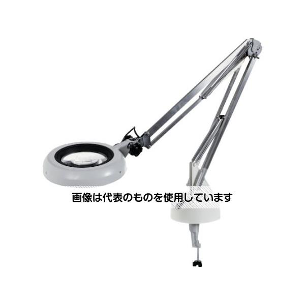 トラスコ中山 LED照明拡大鏡 2倍 クランプ保持型 LPCLX2 入数：1台