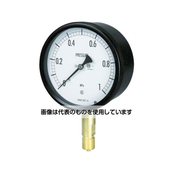 長野計器 密閉形圧力計 A枠立型 Φ100 最小目盛0.002 BE10-131-0.1MP 1個