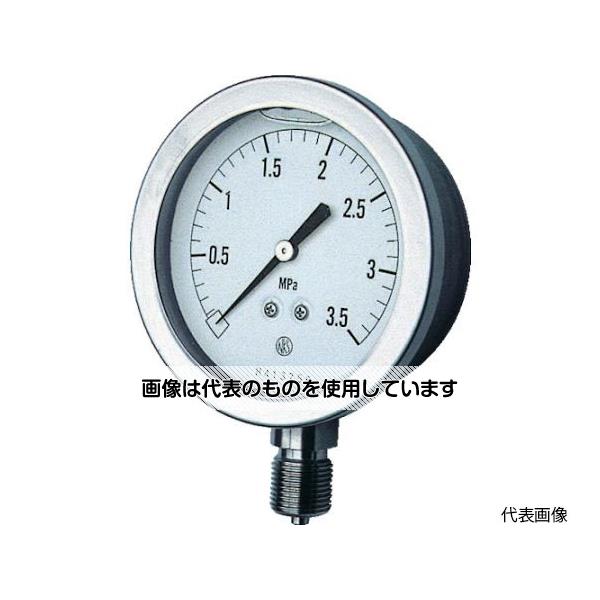 長野計器 グリセン入圧力計 A枠立型 Φ75 最小目盛0.200 GV51-133-7.0MP 1個 11,966円