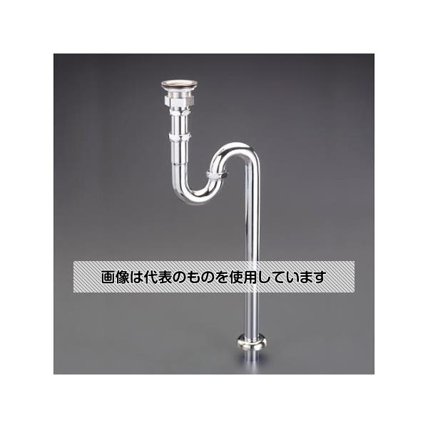 アズワン(AS ONE) シンク用排水栓付Sトラップ EA468EB-11A 入数：1個