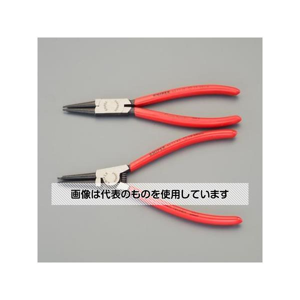 アズワン(AS ONE) 2本組 スナップリングプライヤー(軸･穴用/ツールロール付) EA590-32 入数：1セット