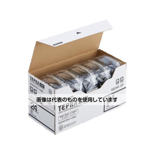アズワン(AS ONE) 24mm テープカセット(白/5個) EA761DK-244B 入数:1箱(5個入)