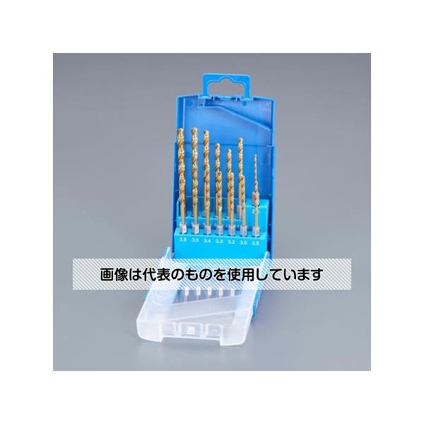 アズワン(AS ONE) 2.0-6.0mm/14本組 ドリル(チタンコート/六角軸) EA824BR-1 入数：1セット