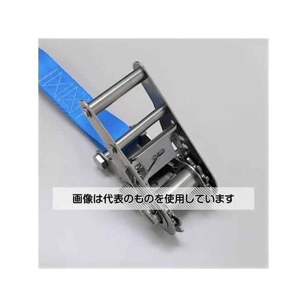 アズワン(AS ONE) 453kg/38mmx6.0m ベルト荷締機(ステンレス製/青) EA982BB-114 入数：1個