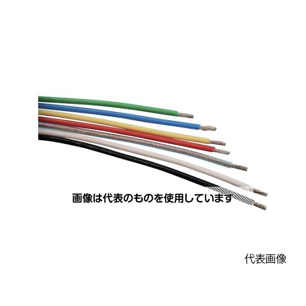 アズワン(AS ONE) フッソ樹脂絶縁電線 FN-2 600V-FEP-0.75SQ-G-100M 入数：1巻