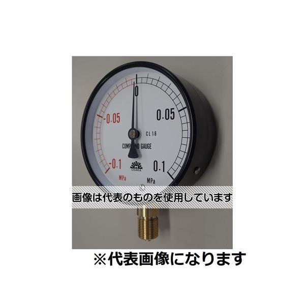 旭計器 ブルドン管連成計 A形 圧力範囲(MPA)：-0.1～4 101-A750X4/-0.1MPA 入数：1個